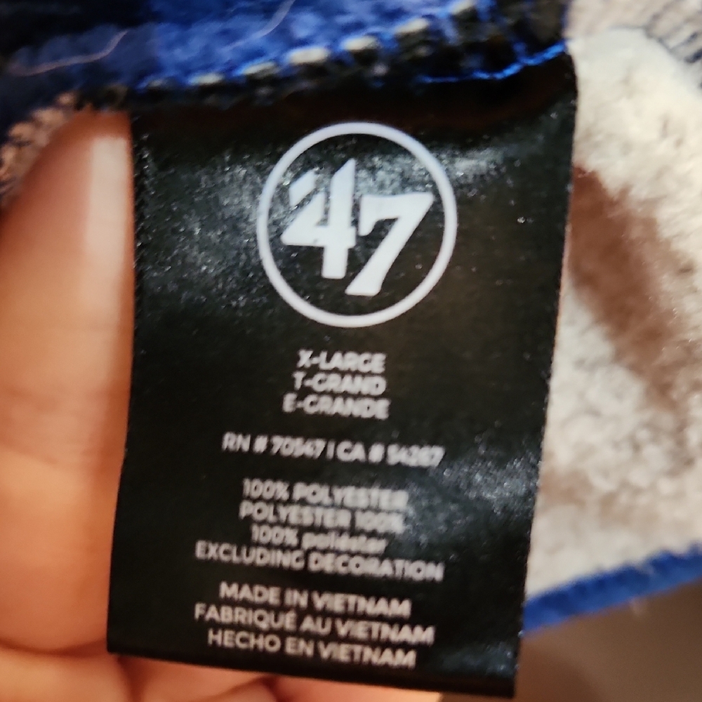 47 Brand Royal Blue Fleece Apparel - Picture 5 of 7
